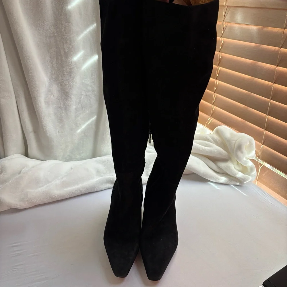 Sam Edelman Sulema Suede Boots Size 6 black NWOT - Picture 5 of 12